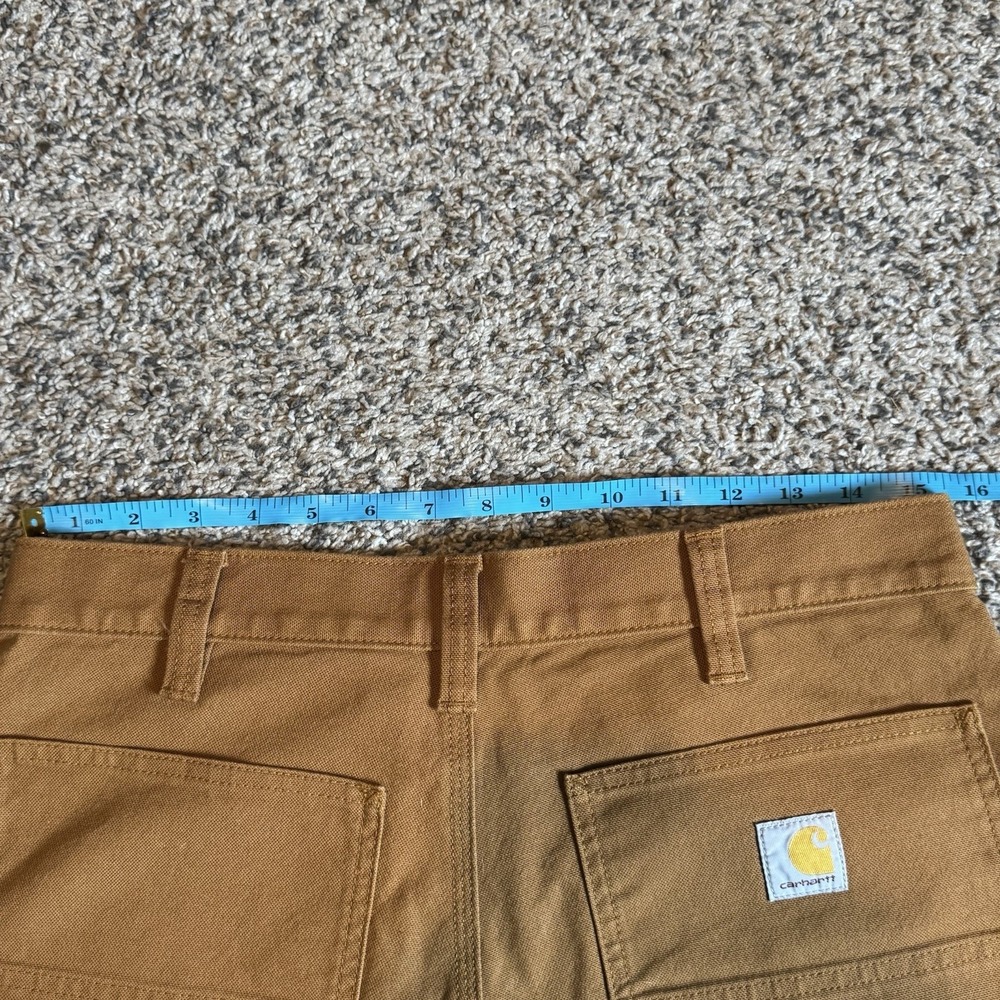 Carhartt Double Knee Work Pants Mens 32x32 Fits 30x30 Brown Relaxed 103334 211 - Picture 5 of 8
